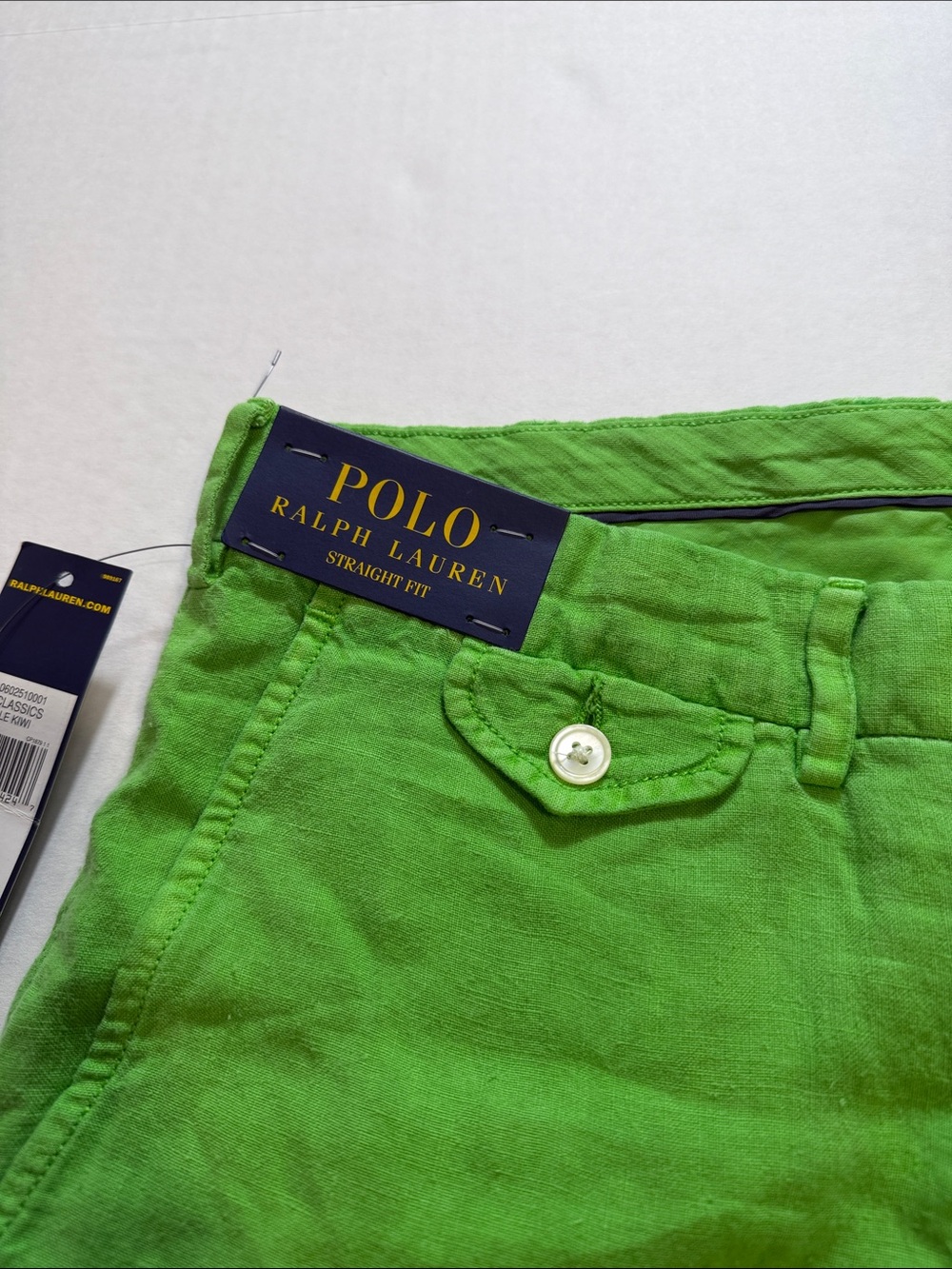 Polo RALPH LAUREN Men's Straight Fit Flat Front Linen Pants - Picture 3 of 10